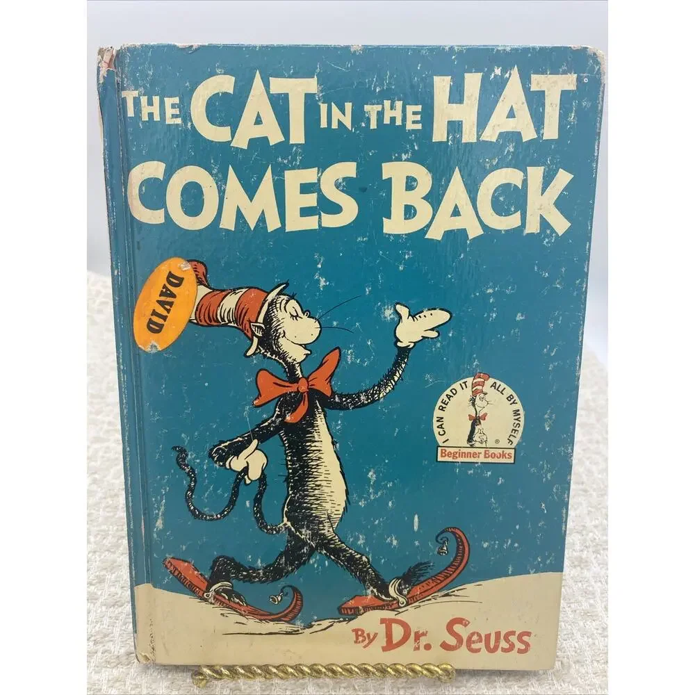 Vintage 1958 CAT IN THE HAT COMES BACK Dr Seuss Book Club Very Rare!!